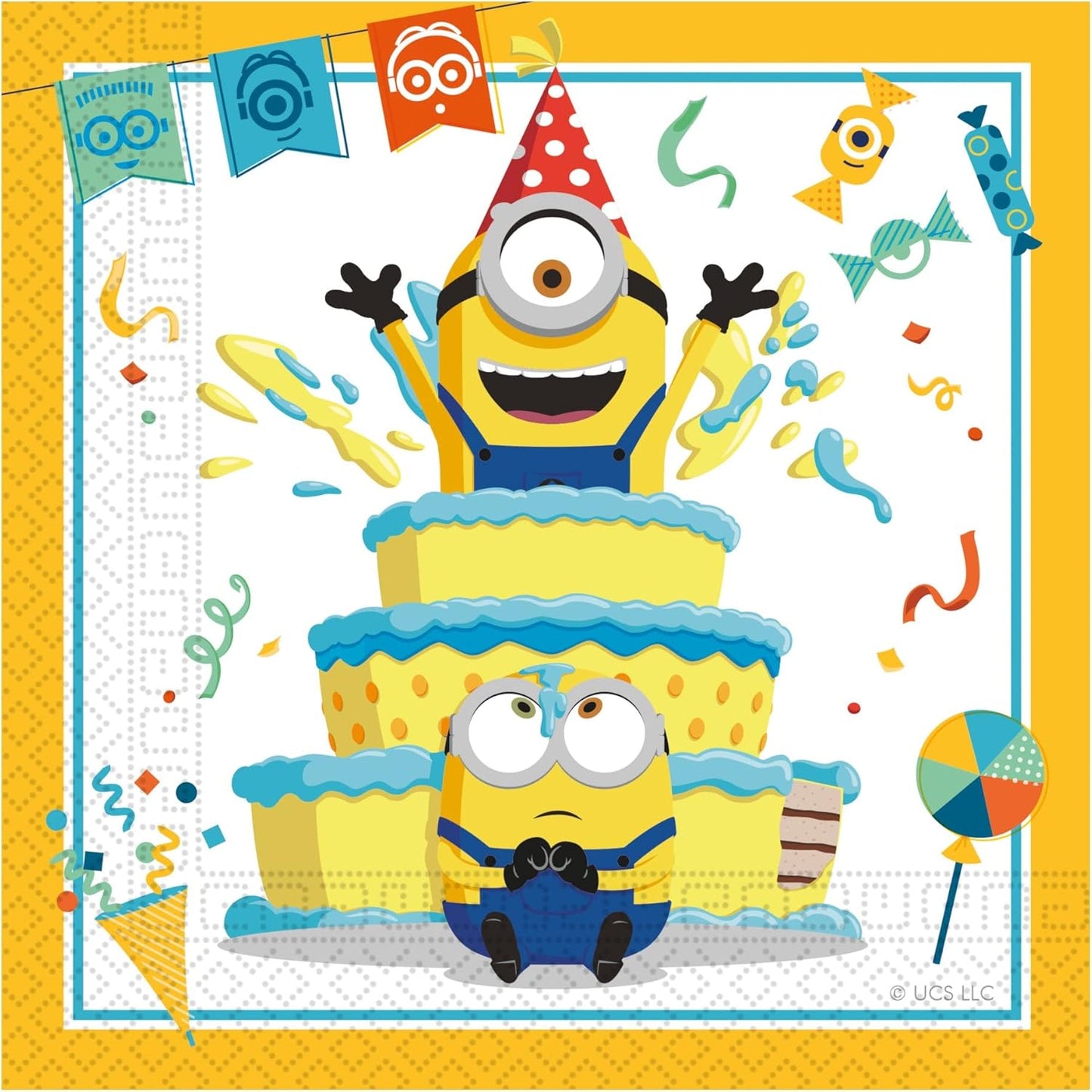 Minions The Rise Of Gru Napkins (Pack of 20) - Anilas UK