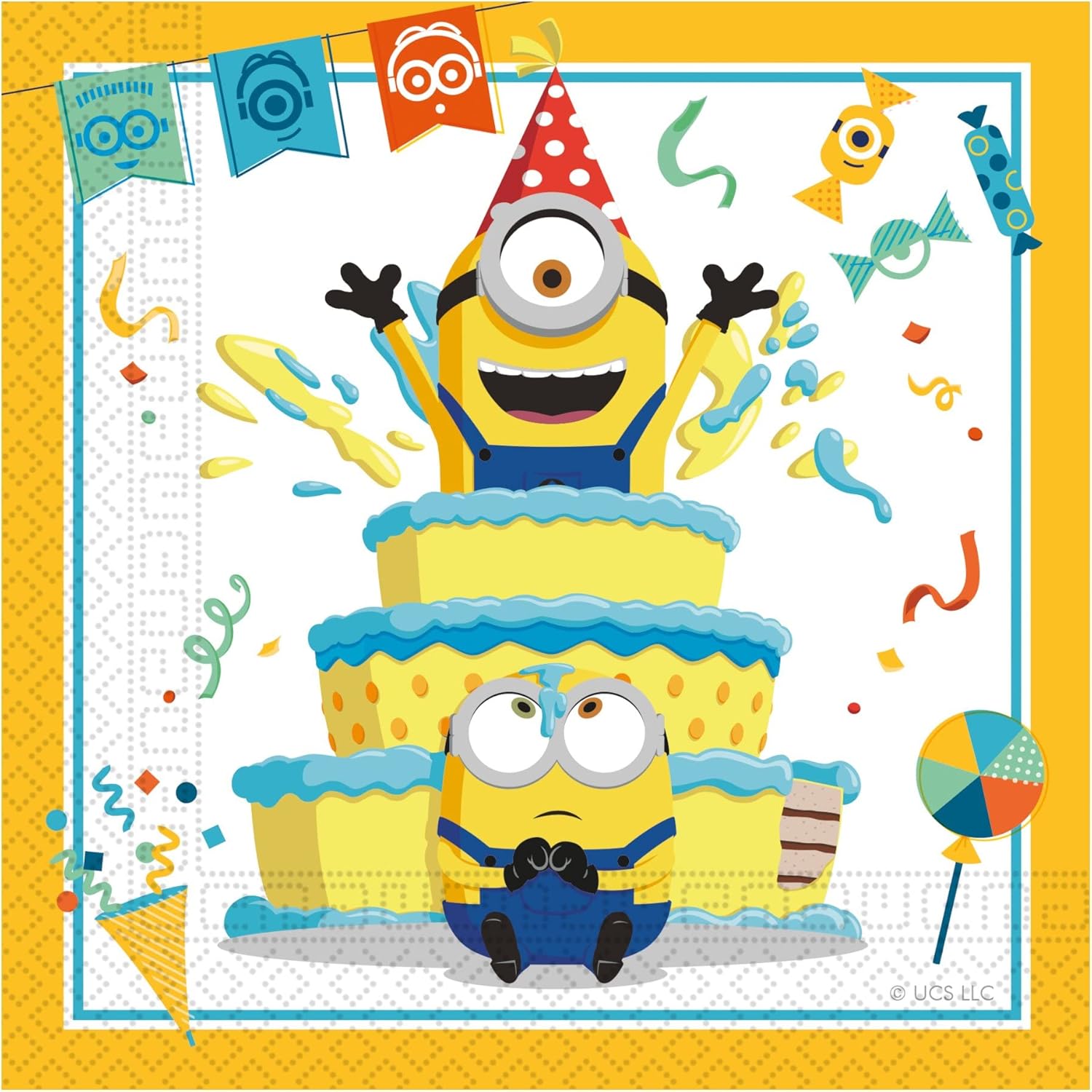 Minions The Rise Of Gru Napkins (Pack of 20) - Anilas UK