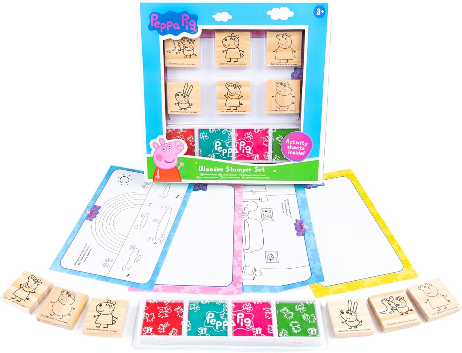 Peppa Pig Wooden Stamper Set - Anilas UK