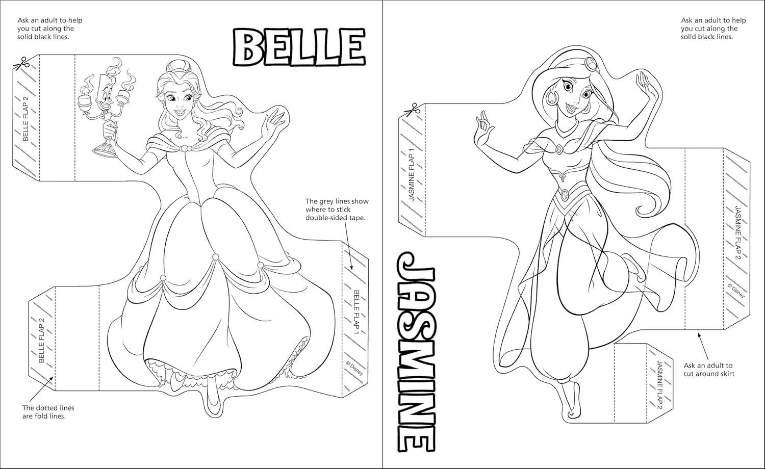 Disney Princess: Colour & Pop Book - Anilas UK