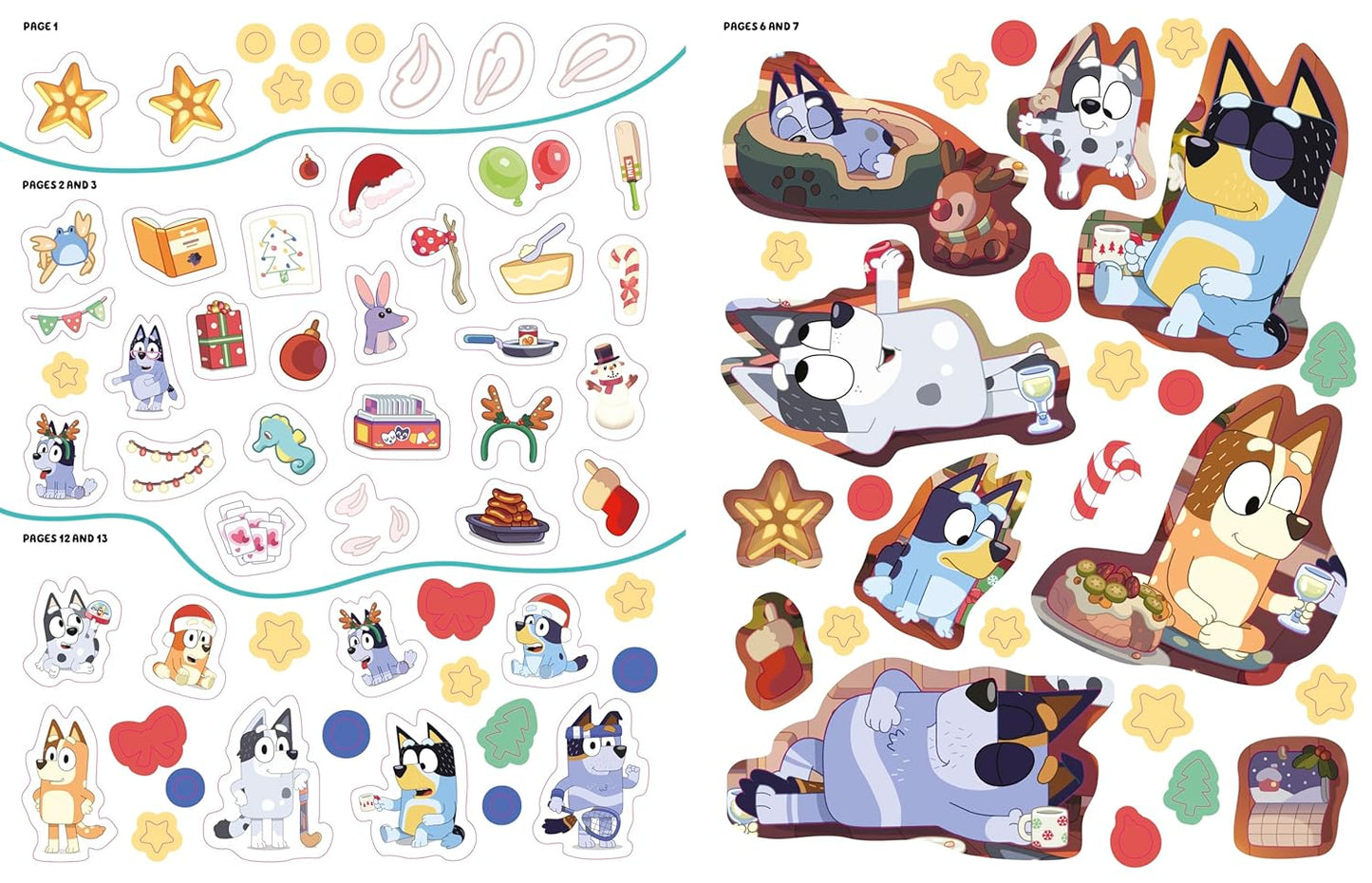 Bluey: Hooray It's Christmas Sticker Activity - Anilas UK