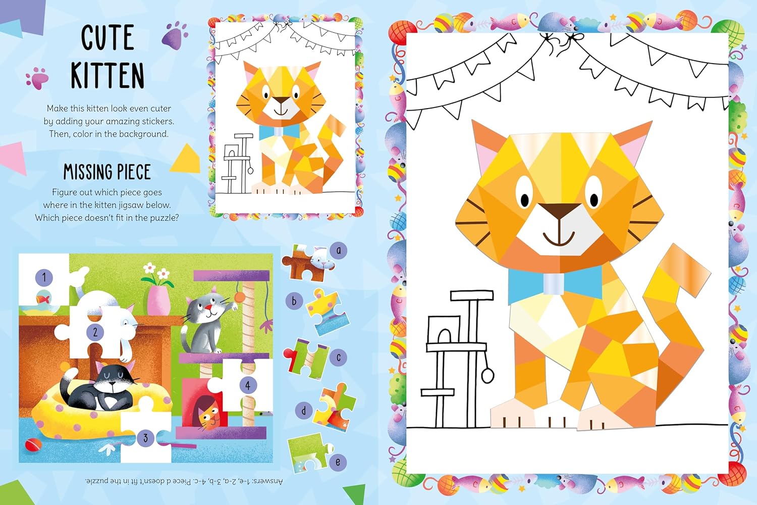 Supercute Shiny Sticker Art - Anilas UK