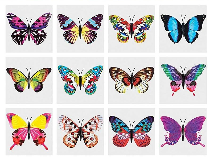 Butterfly Tattoos (12 pack)