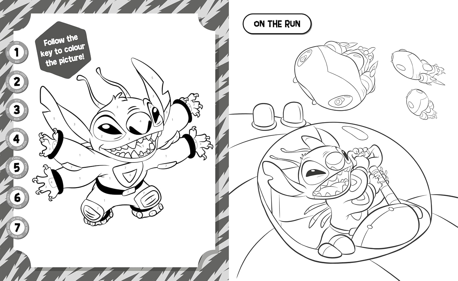 Disney Stitch: 5 in 1 Colouring - Anilas UK