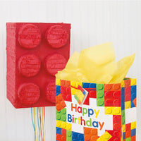 
              Building Block Bricks 3D Pull String Pinata - Anilas UK
            