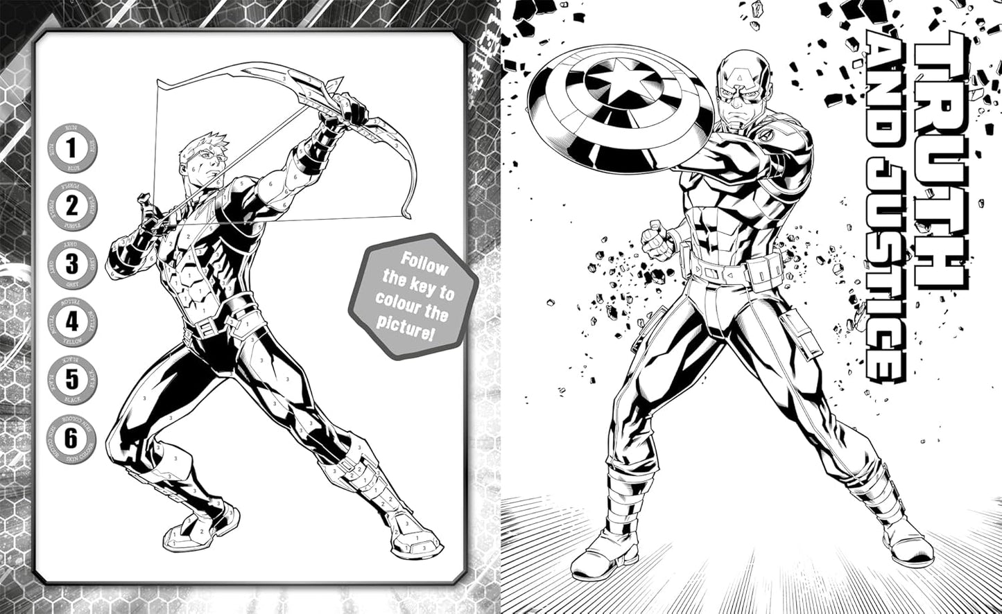 Marvel Avengers: 5 in 1 Colouring - Anilas UK