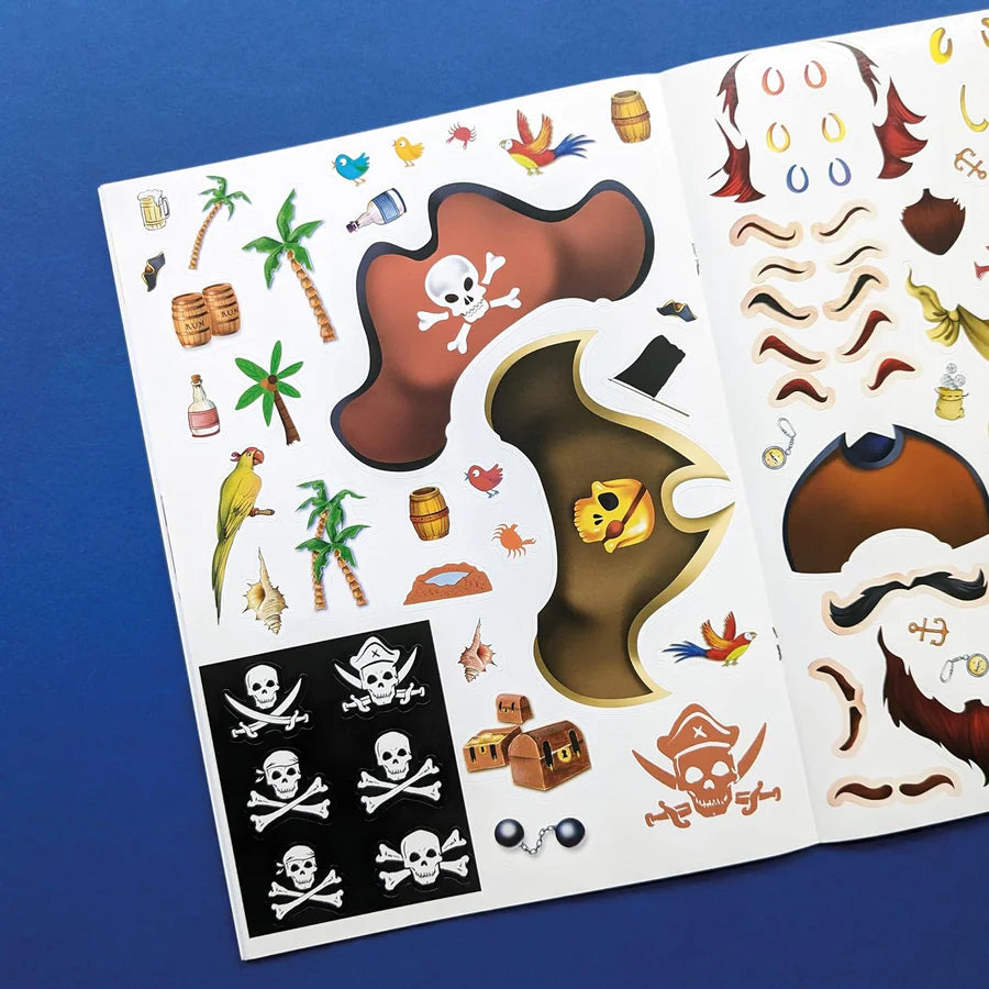 Discover Pirates Sticker Book - Find, Stick and Learn - Anilas UK