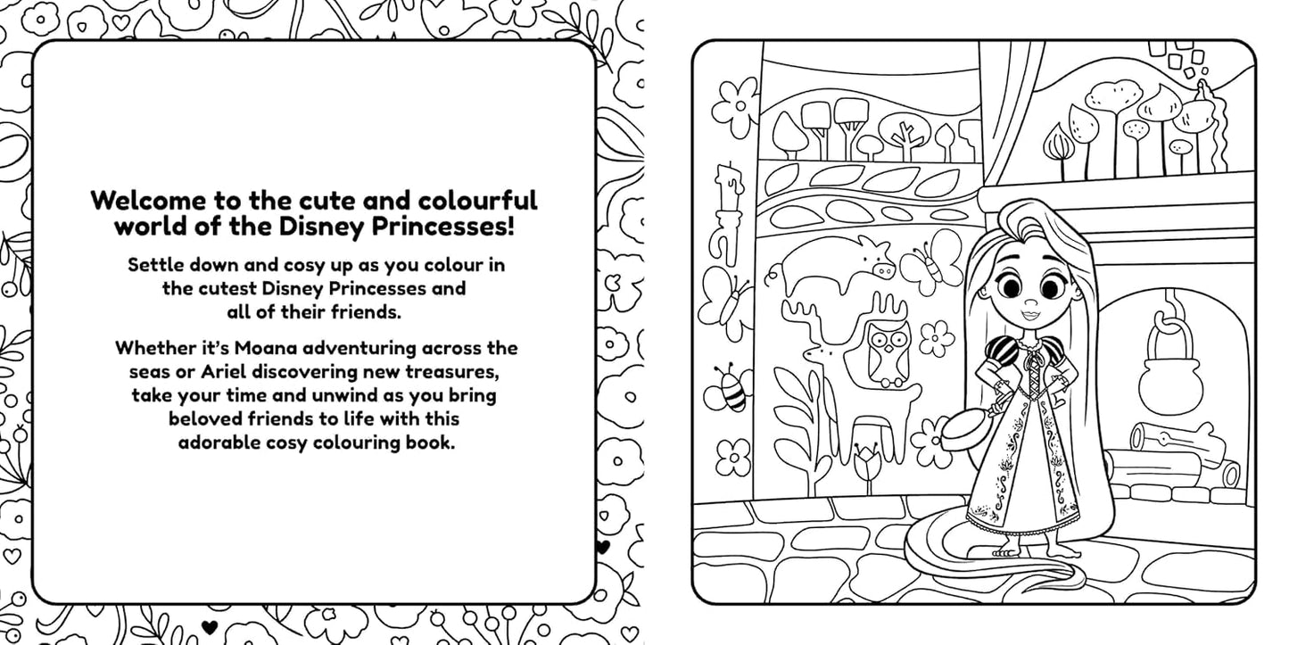 Disney Princess: Cosy Colouring Book (48 pages) - Anilas UK