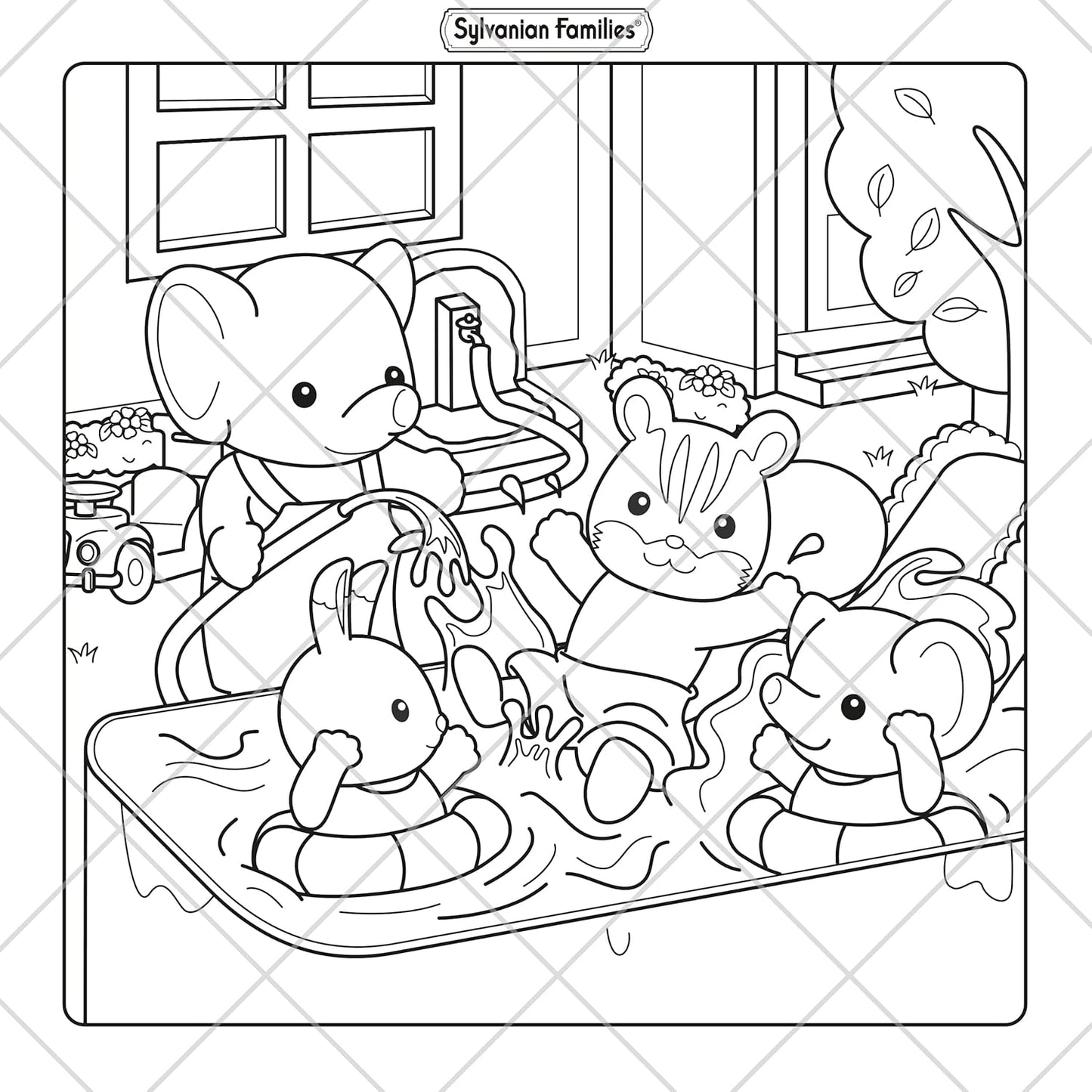 Sylvanian Families Cosy Adventures: Cute and Comfy Colouring