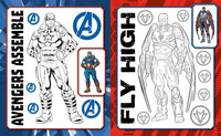 
              Marvel Avengers Captain America:: 5 in 1 Colouring - Anilas UK
            