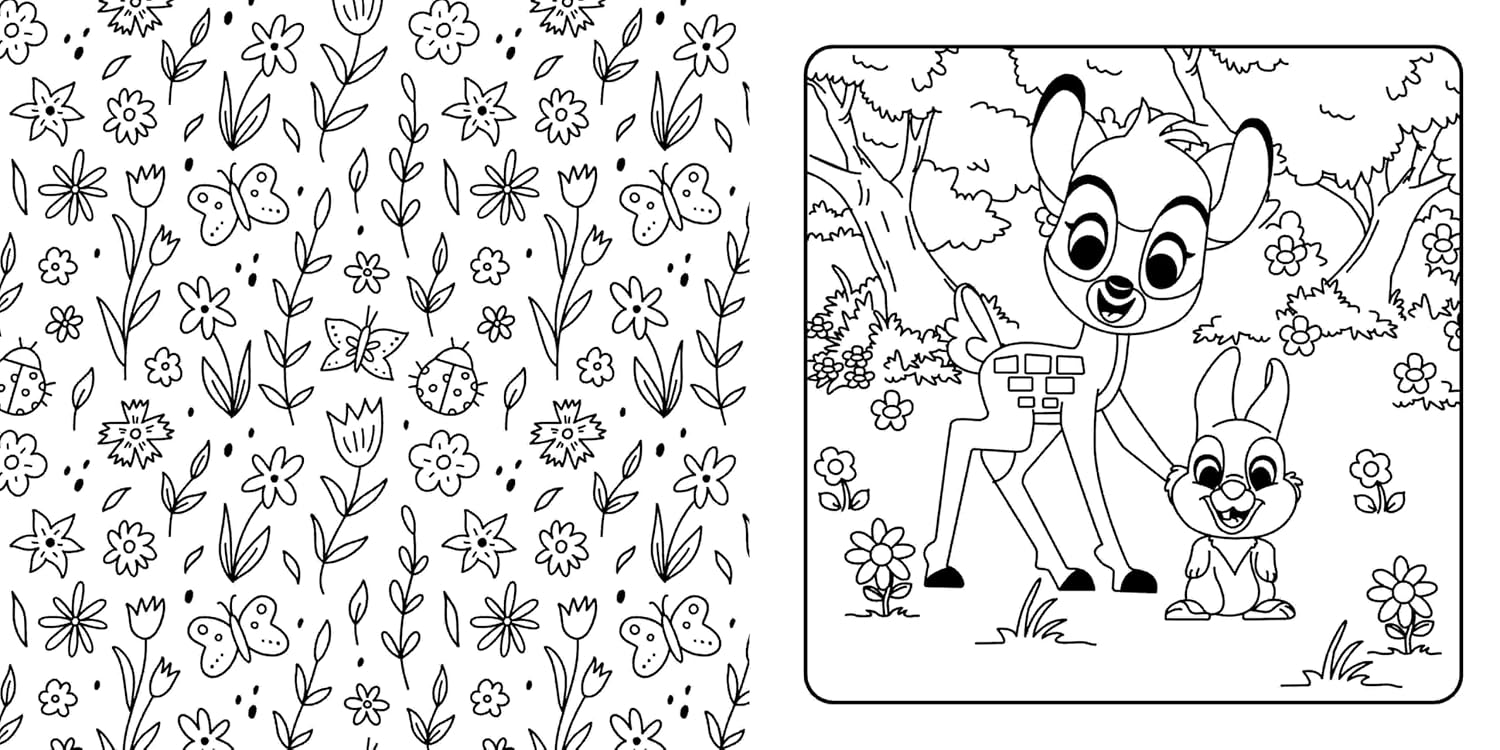 Disney Best Friends: Cosy Colouring Book (48 pages) - Anilas UK