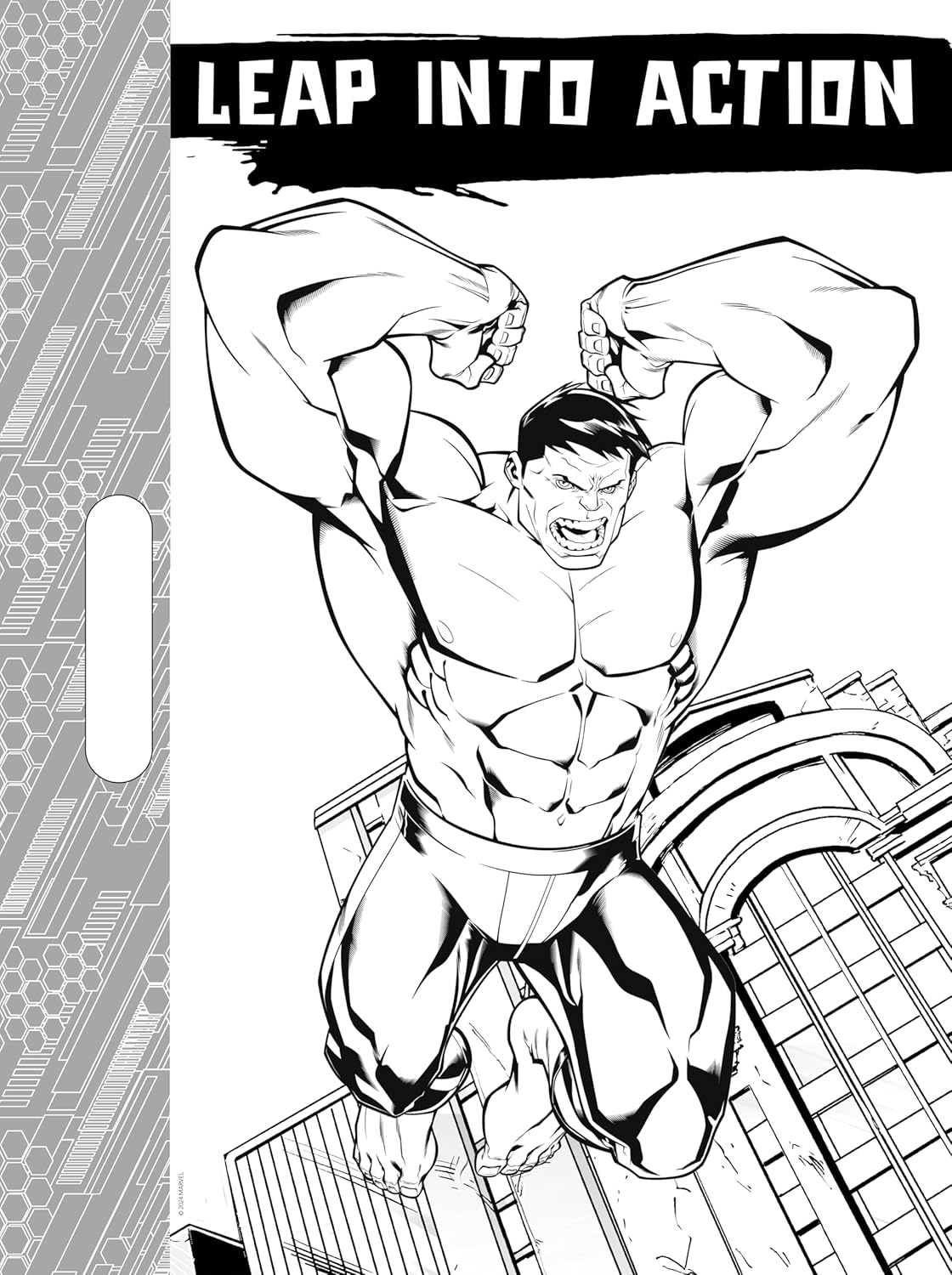 Marvel Avengers Hulk: Giant Colour-Me Pad - Anilas UK