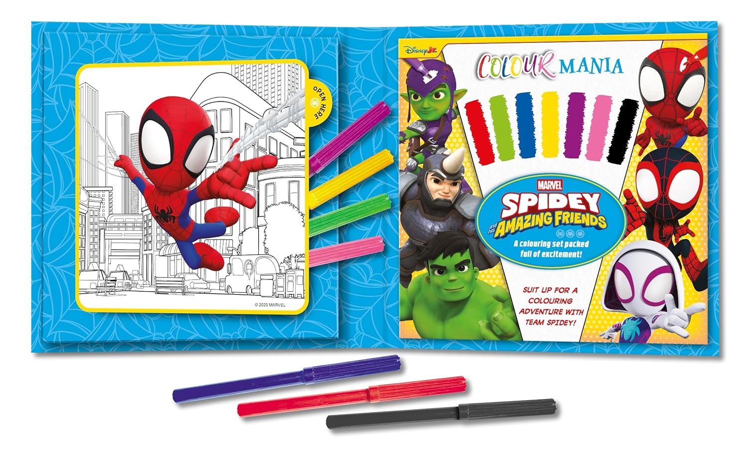 Marvel Spidey and his Amazing Friends: Colourmania - Anilas UK
