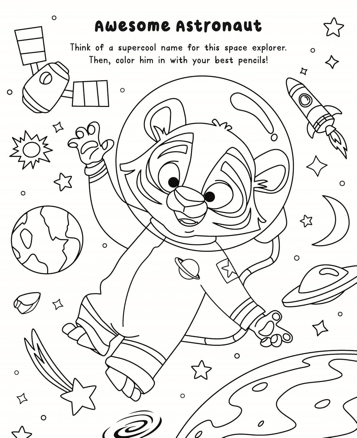 Glow Colouring: Space - Anilas UK