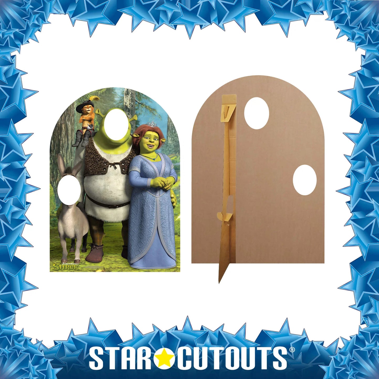 Shrek Stand-in Cardboard Cut Out Height 134cm