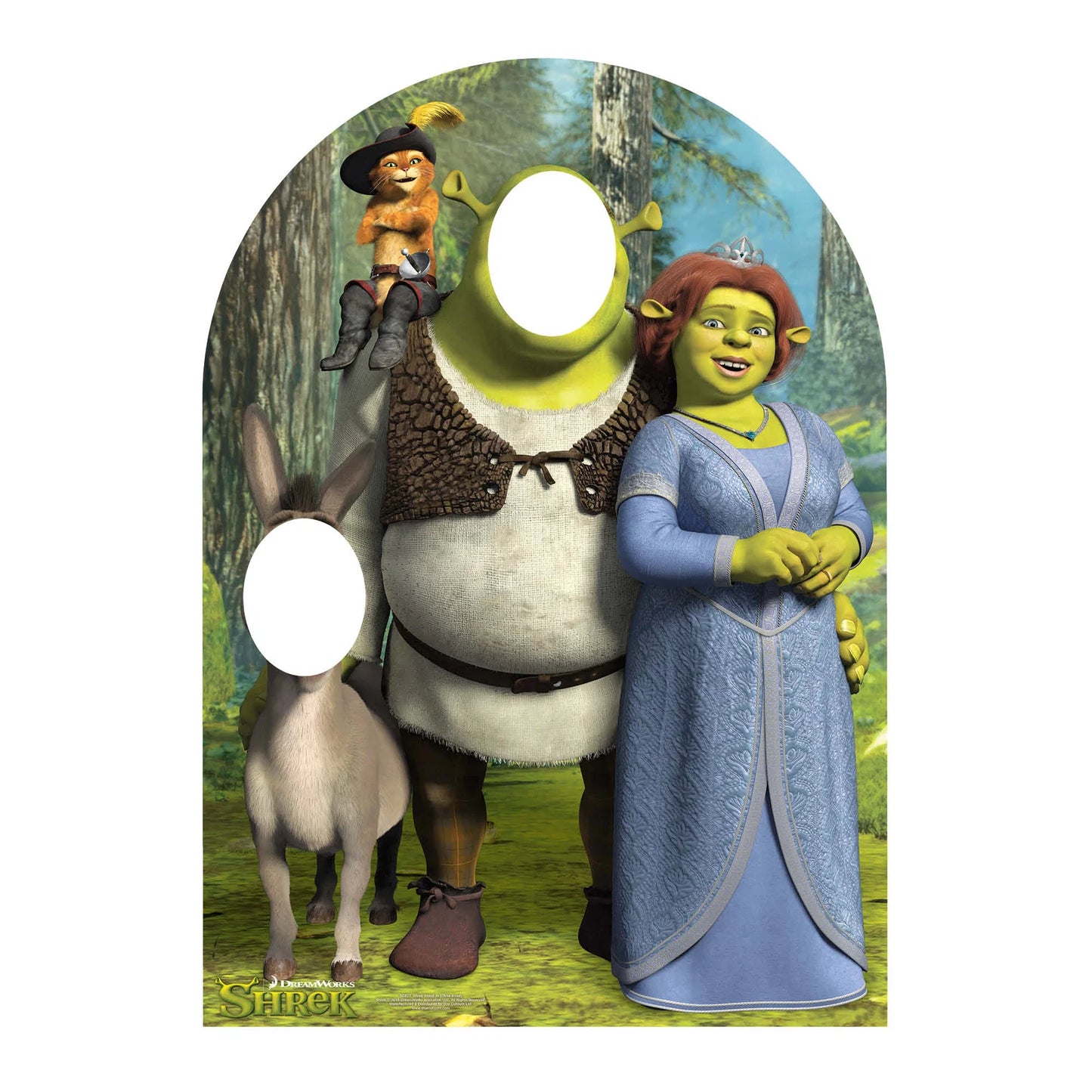 Shrek Stand-in Cardboard Cut Out Height 134cm