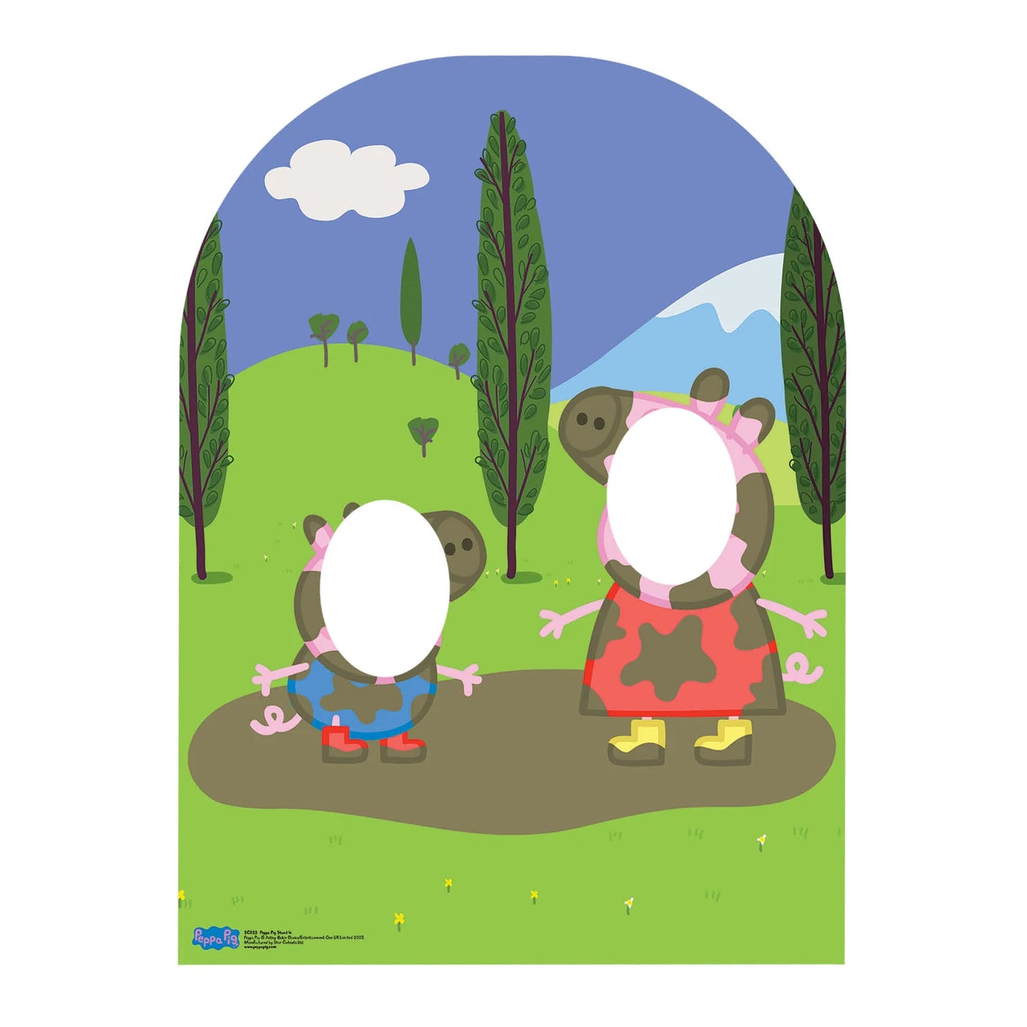 Peppa Pig Stand-In Muddy Puddle (Child Sized) Cardboard Cut Out Height 123cm