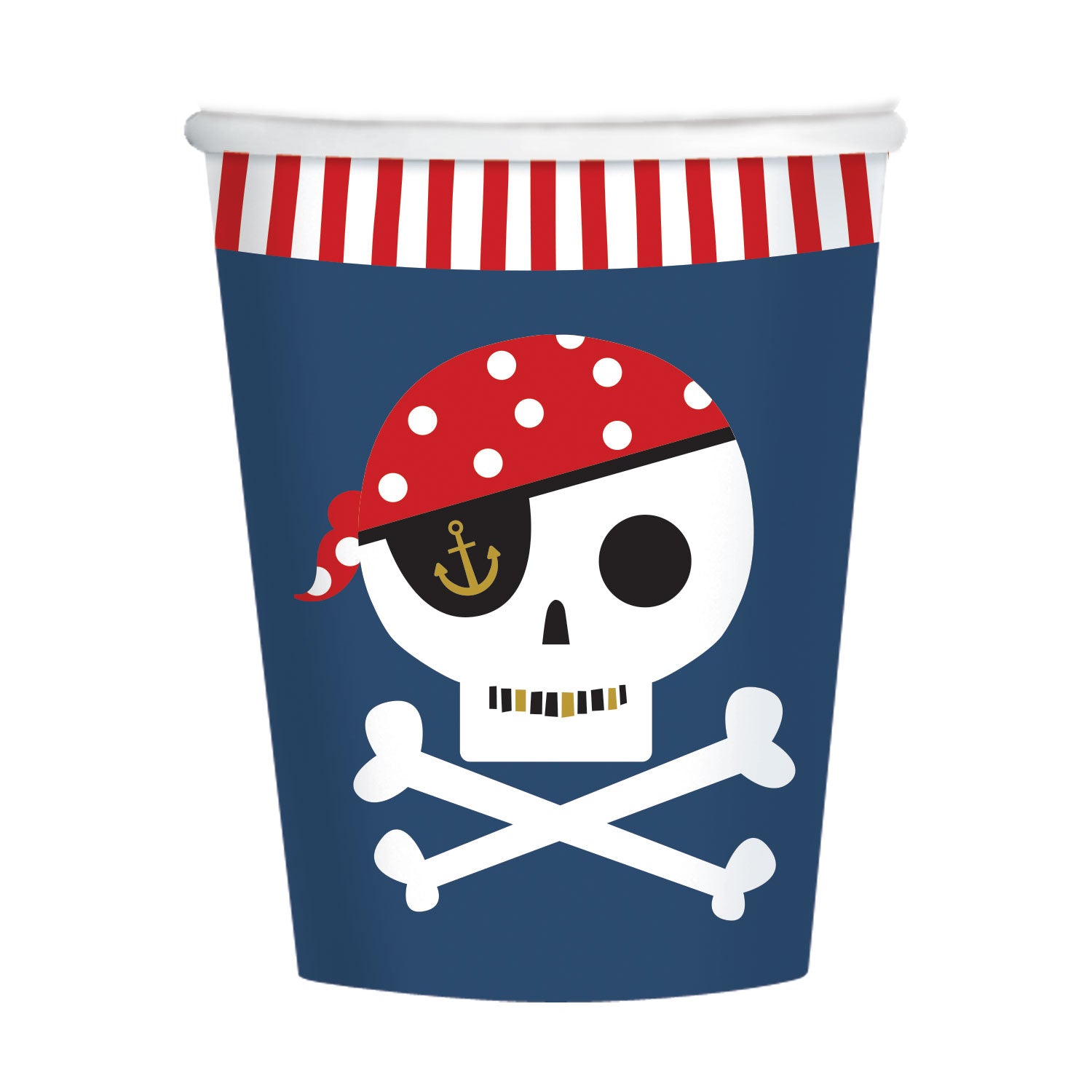 Treasure Island Paper Cups (Pack of 8) - Anilas UK