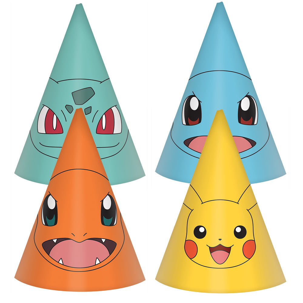 Cone Cone Party Hats (Pack Of 8)