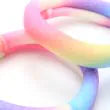 Jersey Elastic Hair Bands, Ponytail Holders - Assorted - 8mm thick (Card of 6) - Anilas UK