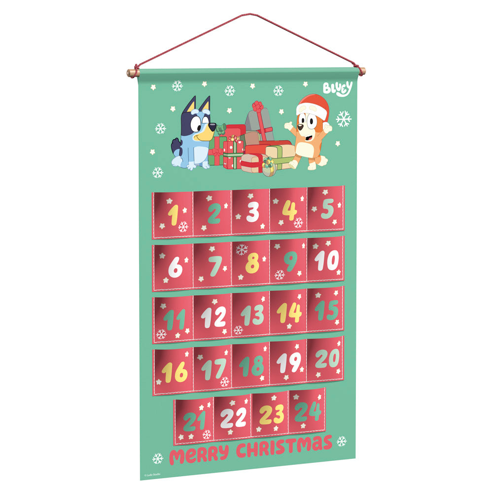 Bluey Canvas Advent Calendar - Anilas UK