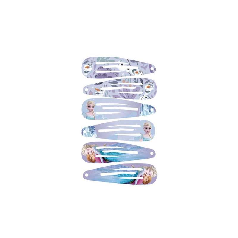 Frozen Snap Hair Clips (pack of 6) - Anilas UK