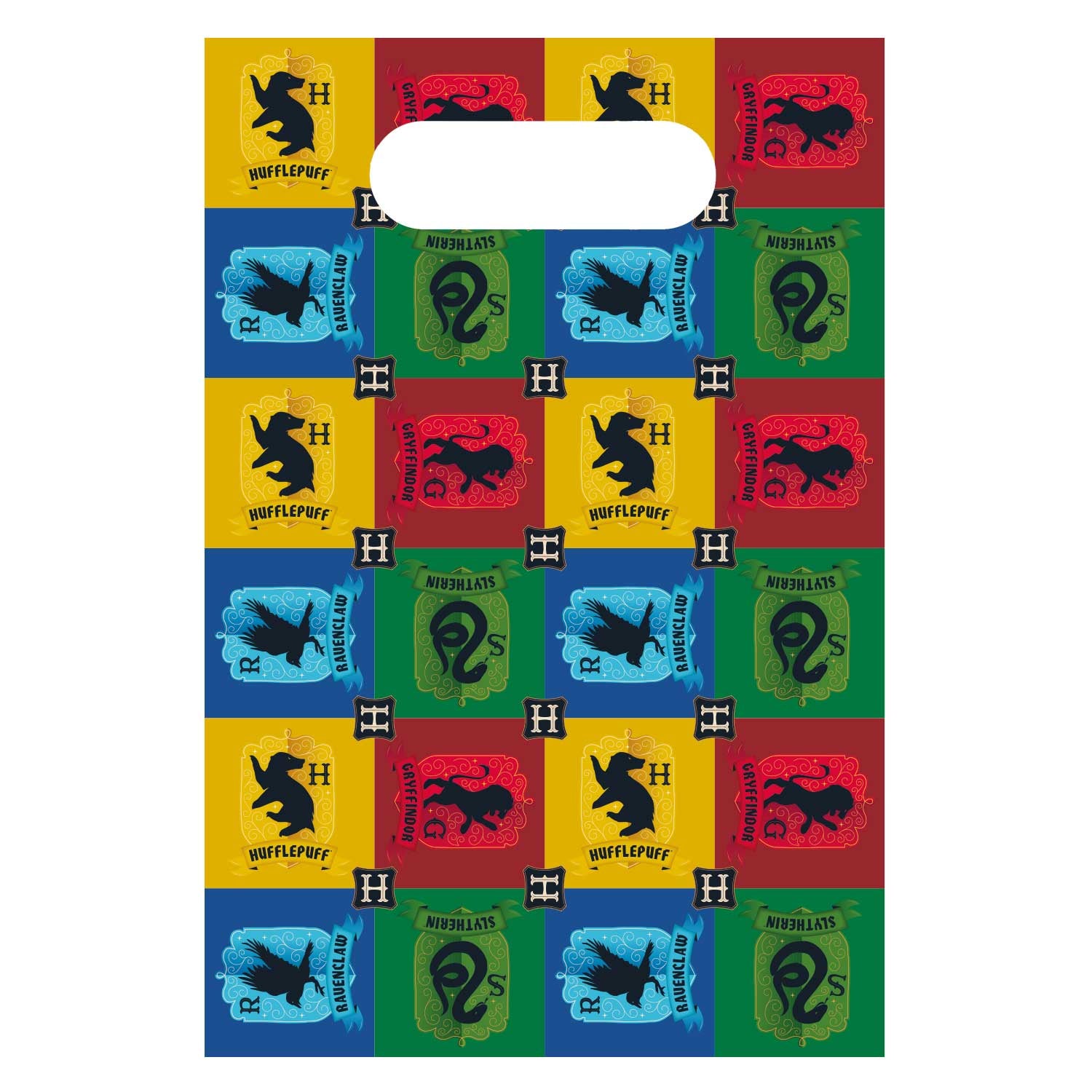 Harry Potter Houses Paper Party Lootbags (Pack of 8) - Anilas UK