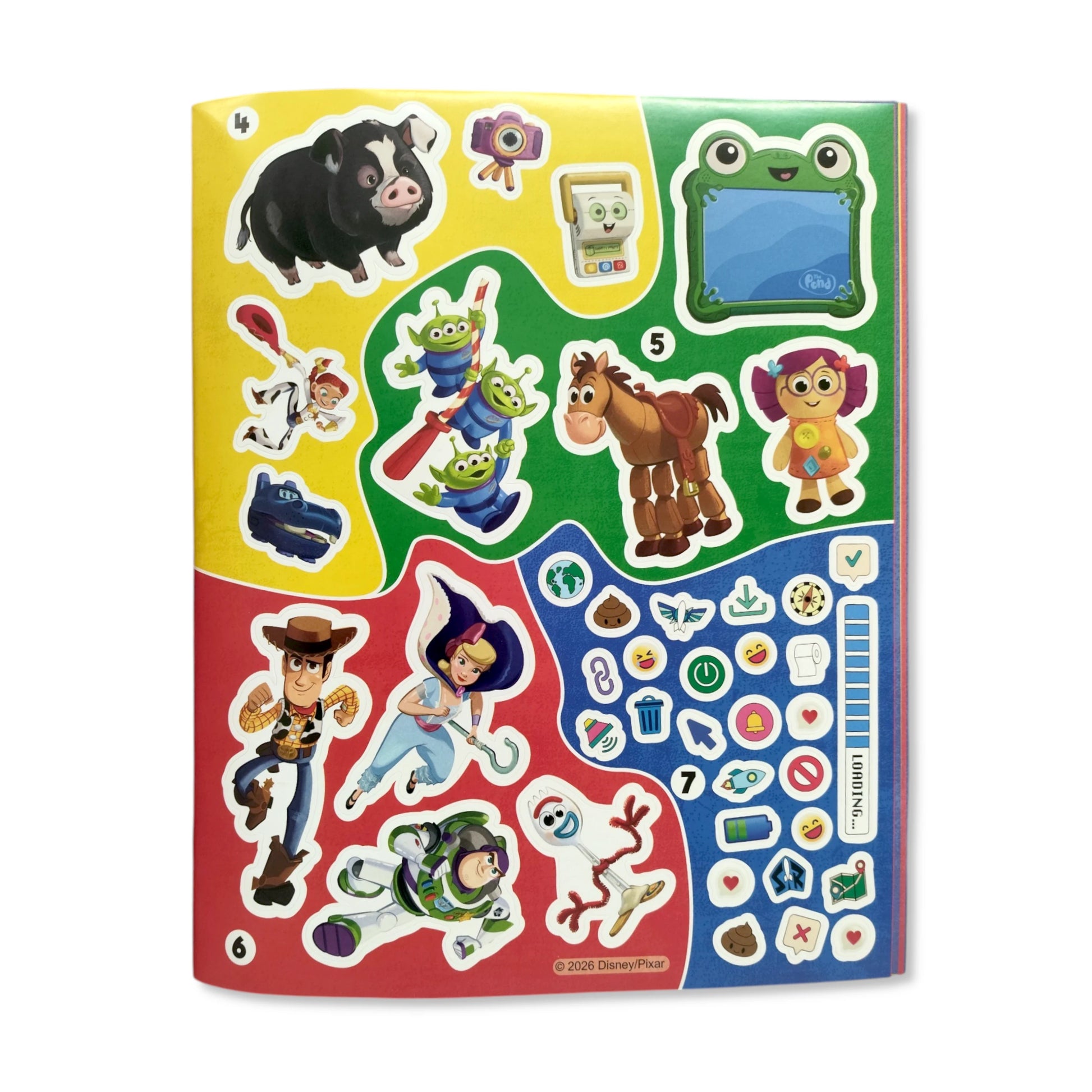 Toy Story 5: Sticker Scenes Book - Anilas UK