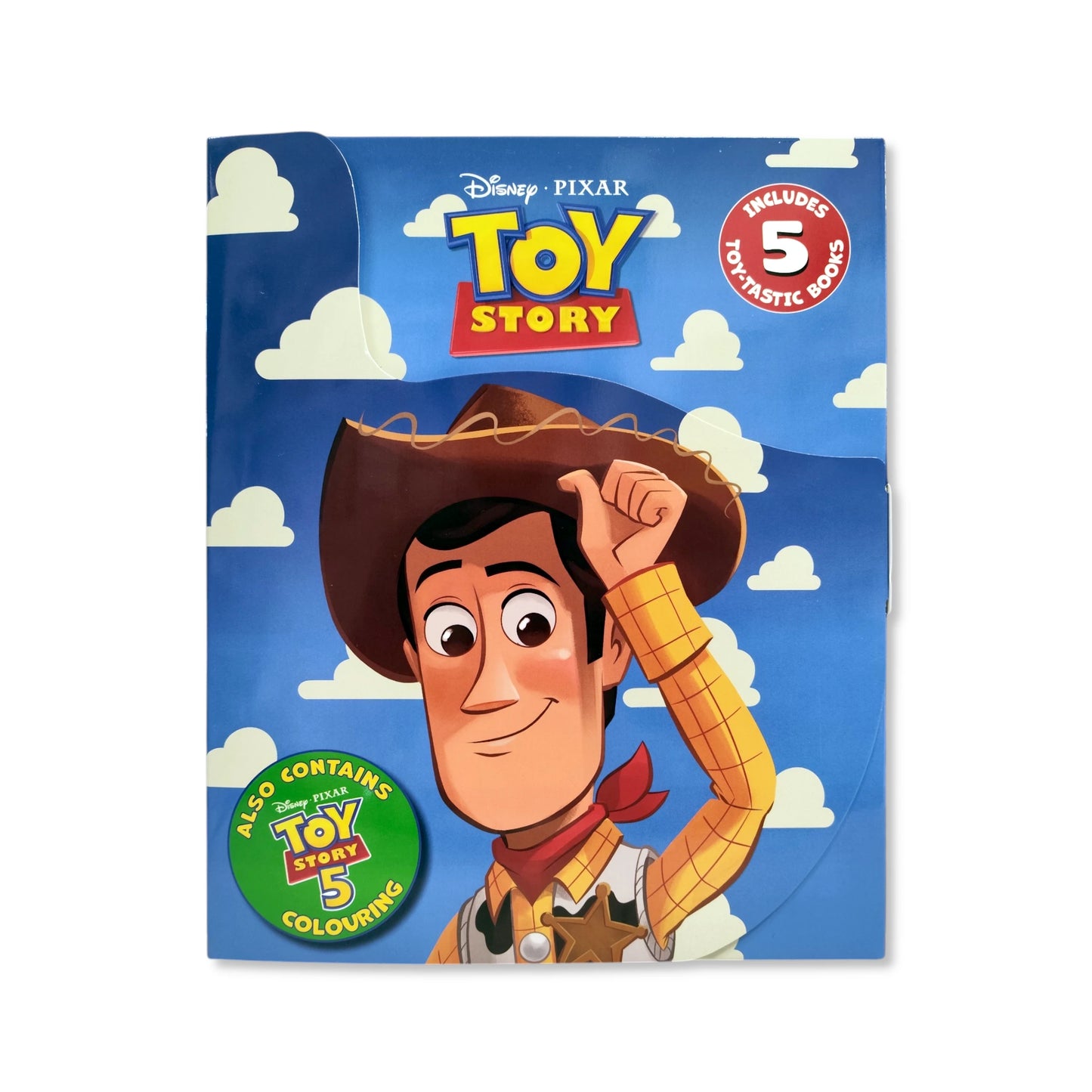 Disney Pixar Toy Story 5: Shaped Wallet containing 5 books