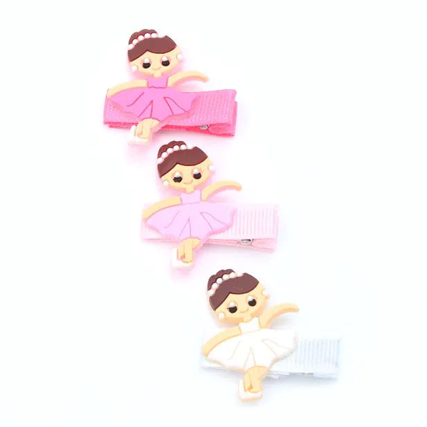 Ballerina Beak Hair Clips 3.5cm pack of 2