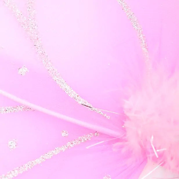 Pink Fairy Wings with Silver Glitter Detail - Anilas UK
