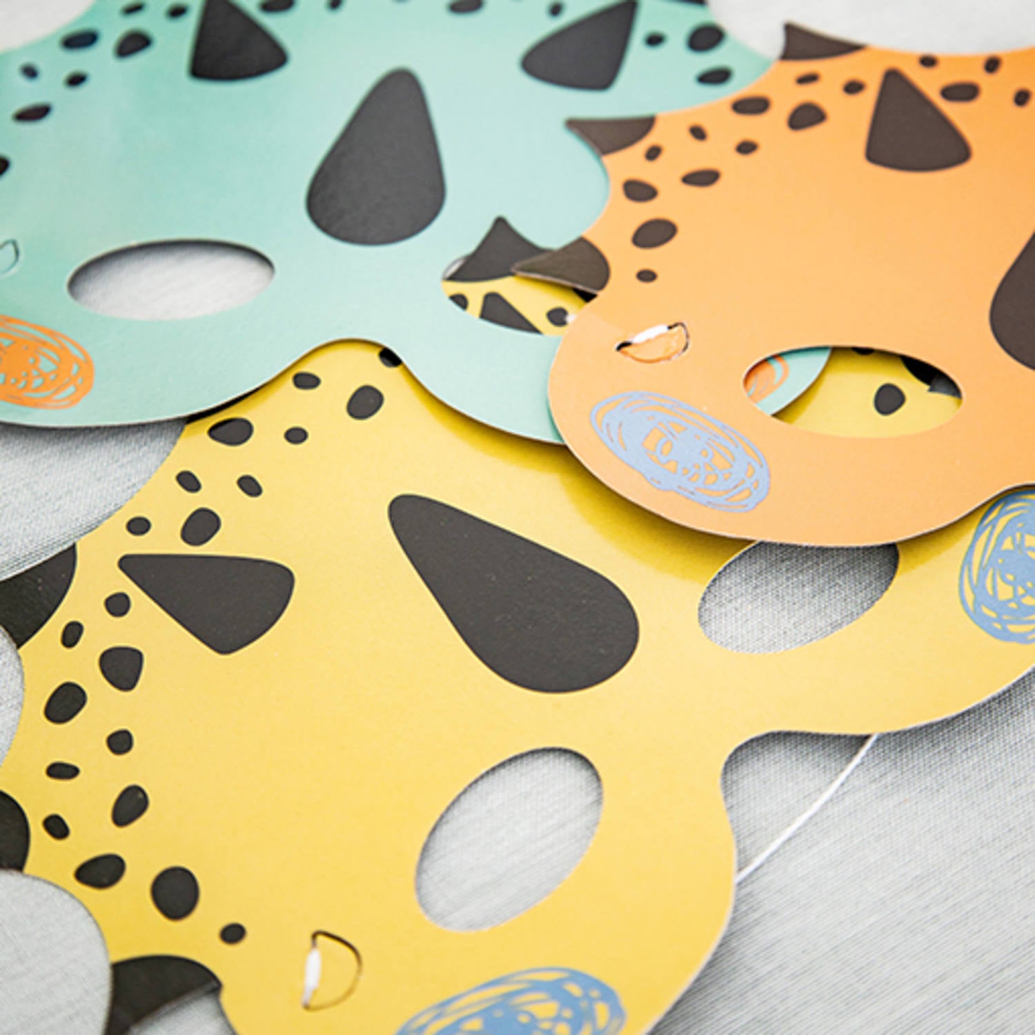 Paper Masks - Dino Roars (6 pieces) - Anilas UK