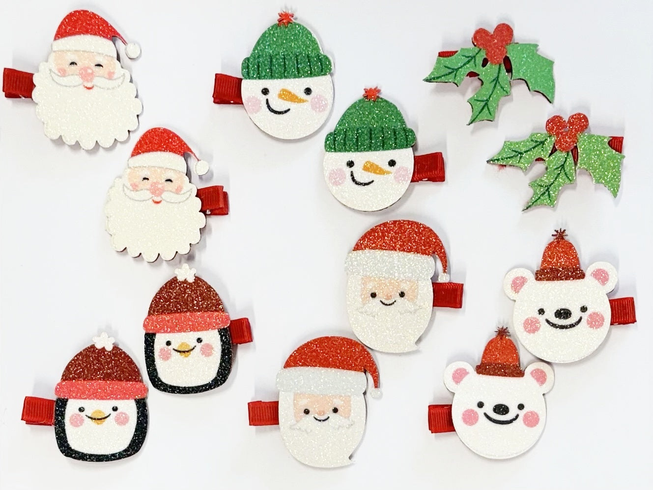 Christmas Hair Clips - Anilas UK
