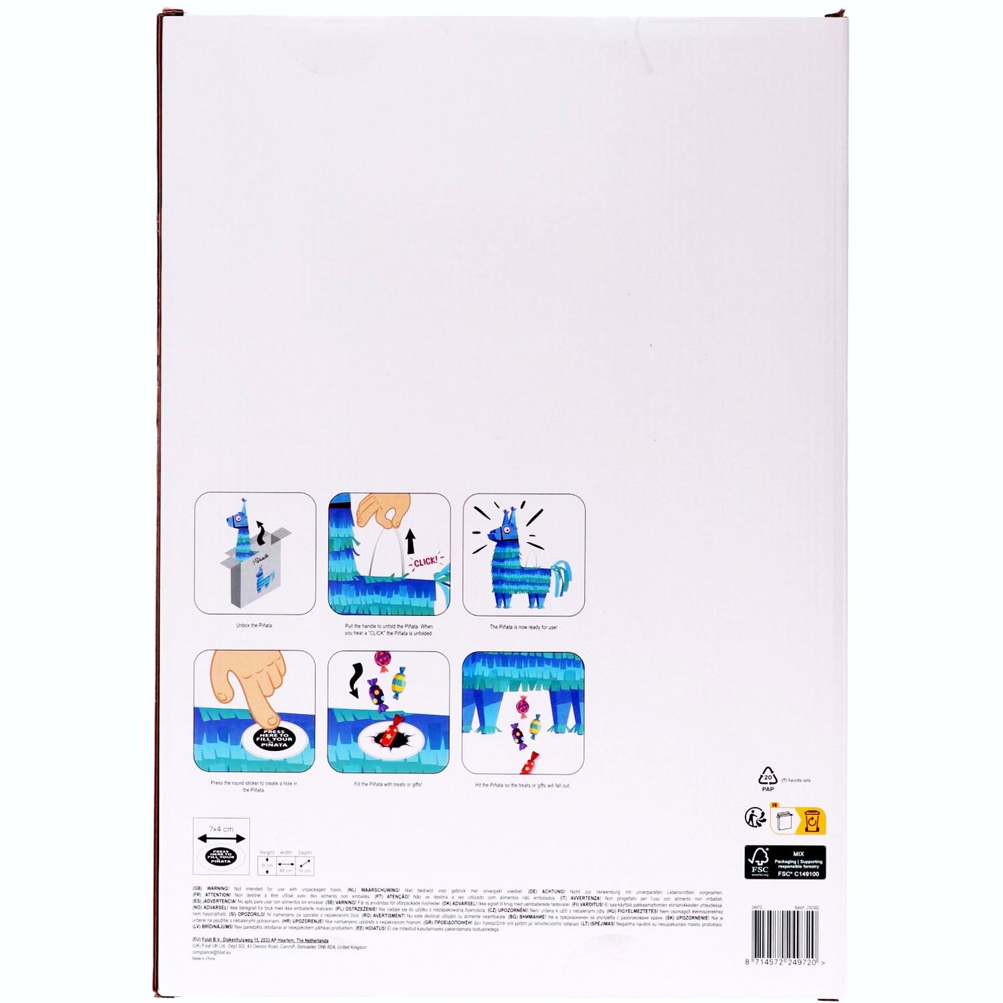 Level Up Gamer Birthday Party Piñata - 31 x 45 x 10 cm