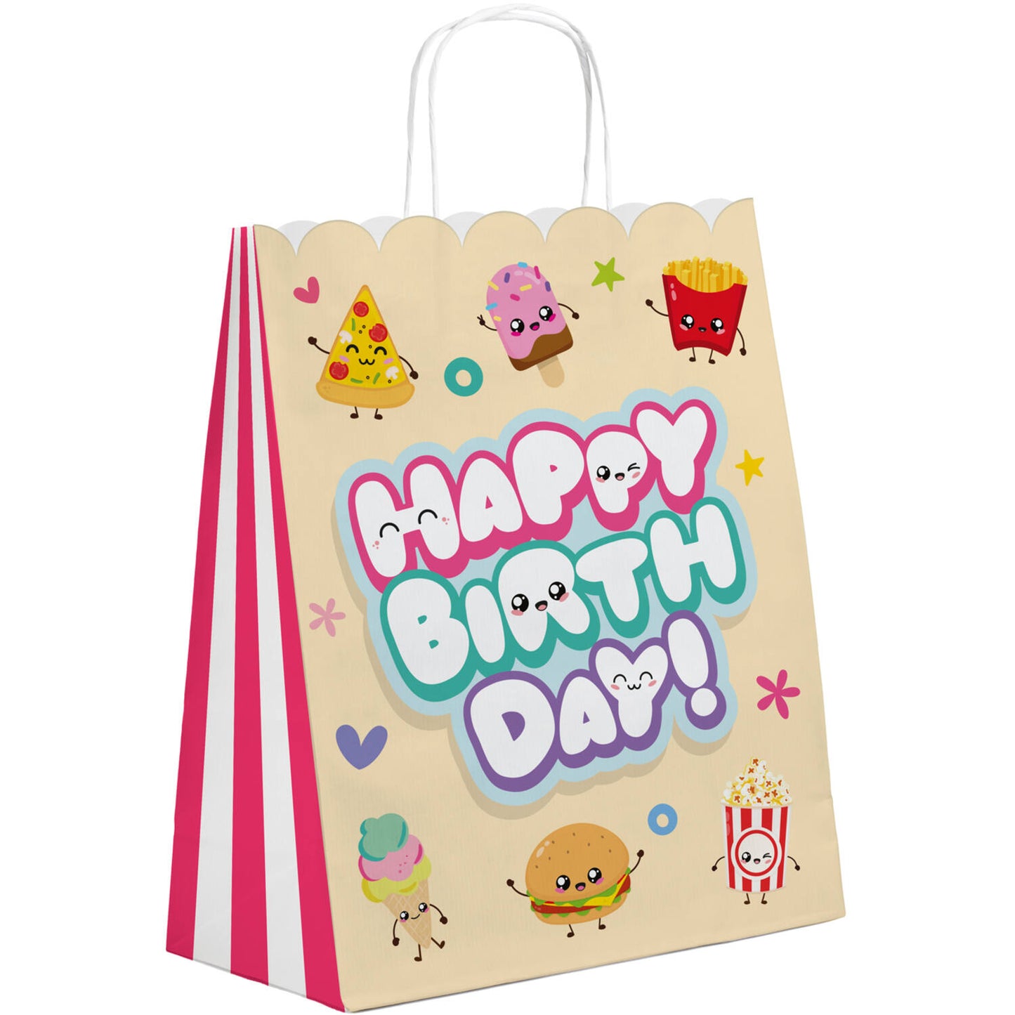 Kawaii Party/Gift Bags, 20 x 27 cm (Pack of 1 or 6) - Anilas UK