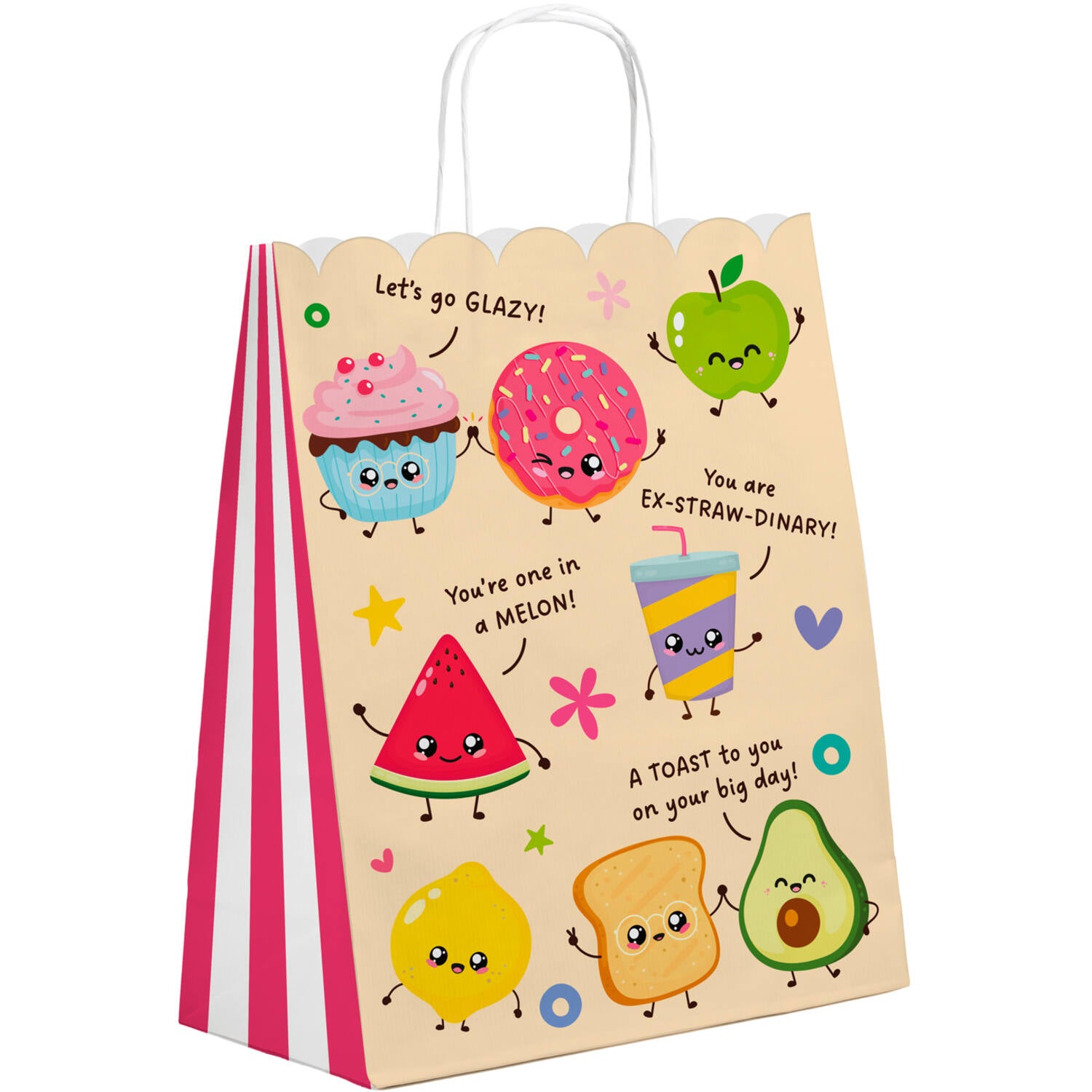 Kawaii Party/Gift Bags, 20 x 27 cm (Pack of 1 or 6) - Anilas UK