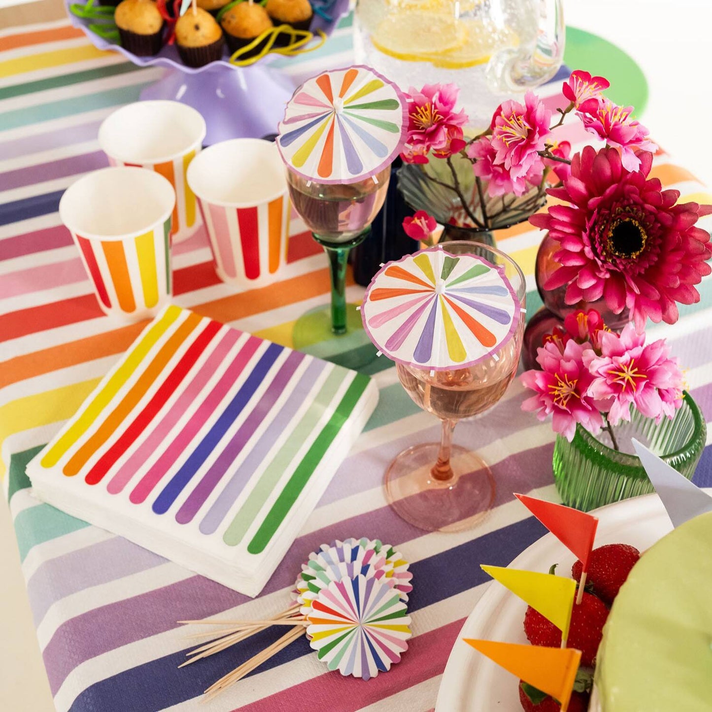 Stripetastic Napkins 33 × 33 cm (Pack of 20) - Anilas UK