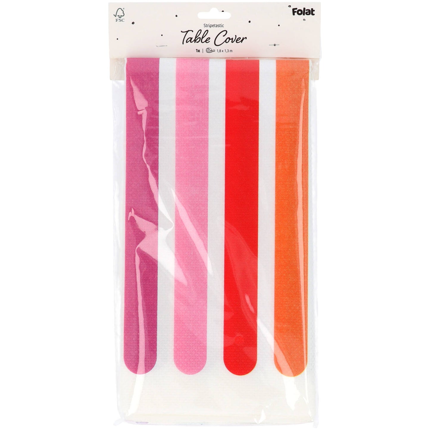 Stripetastic Paper Tablecover 180 × 130 cm - Anilas UK