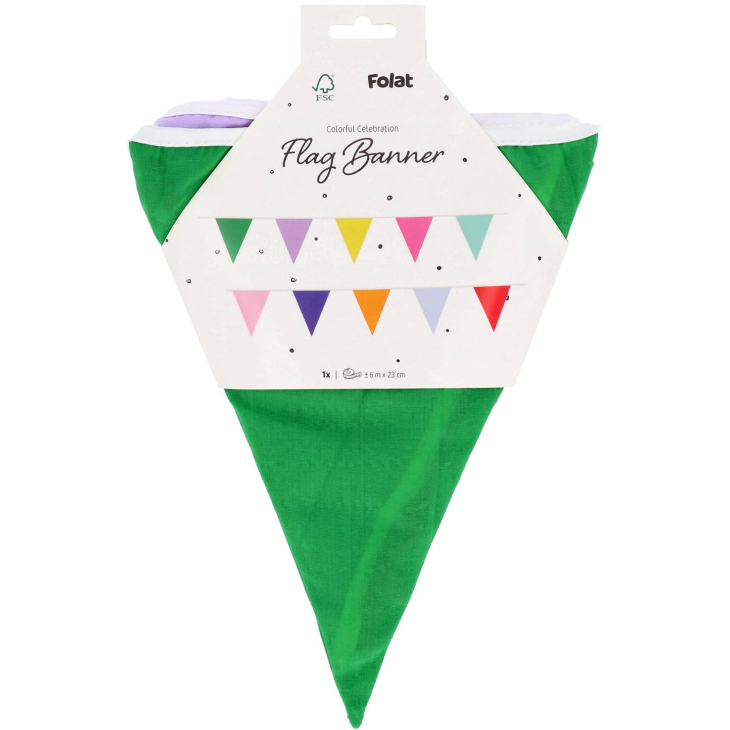 Stripetastic Reusable Fabric Bunting Banner 6m - Anilas UK
