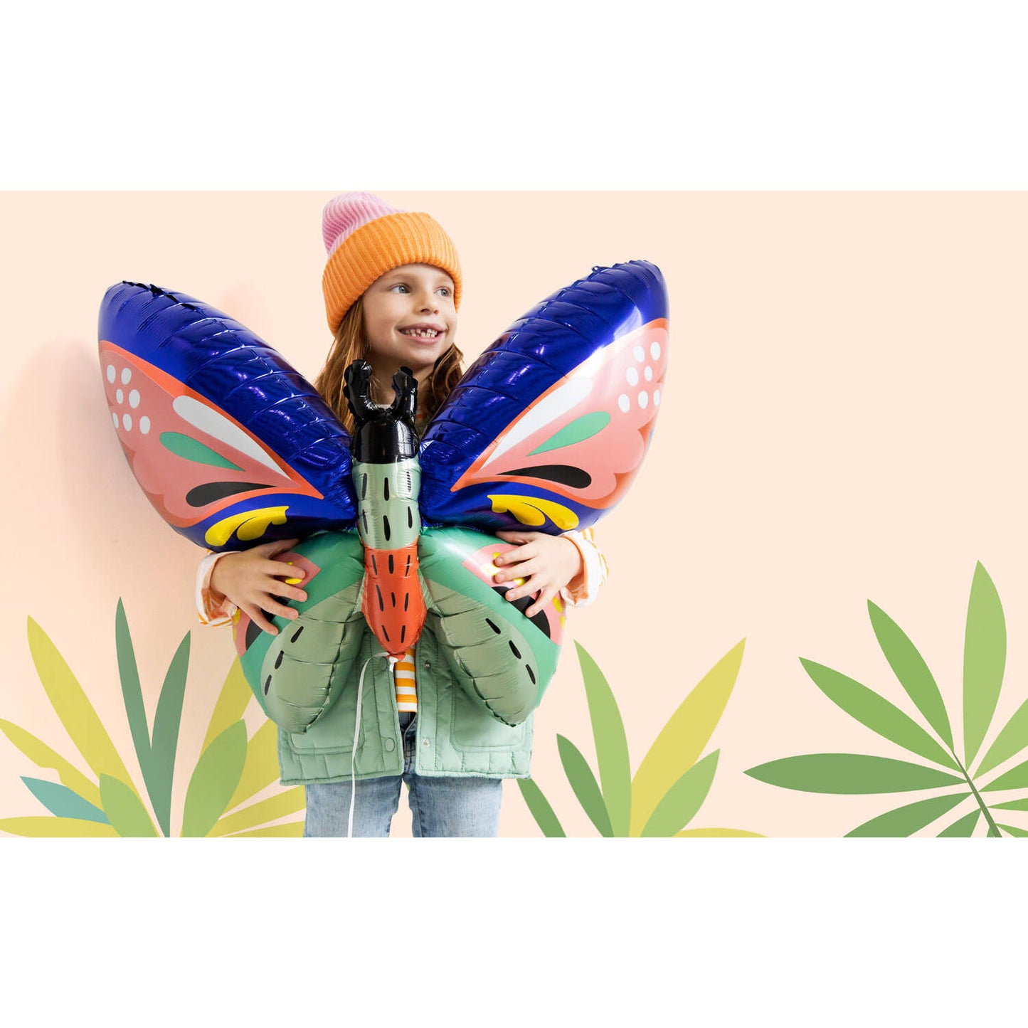 Butterfly Shape Foil Balloon 88 × 54 cm - Anilas UK