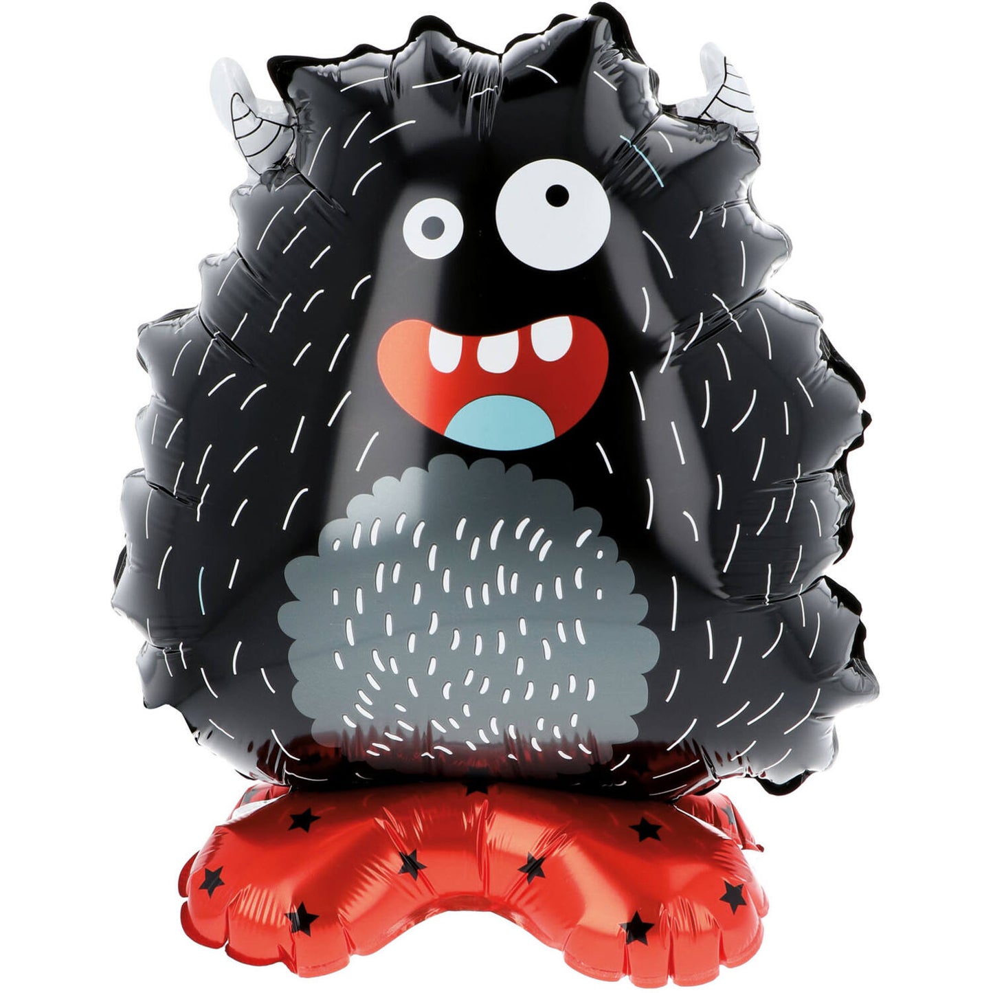 Set of 4 Monster Floor Standing Foil Balloons - 35 x 40 cm