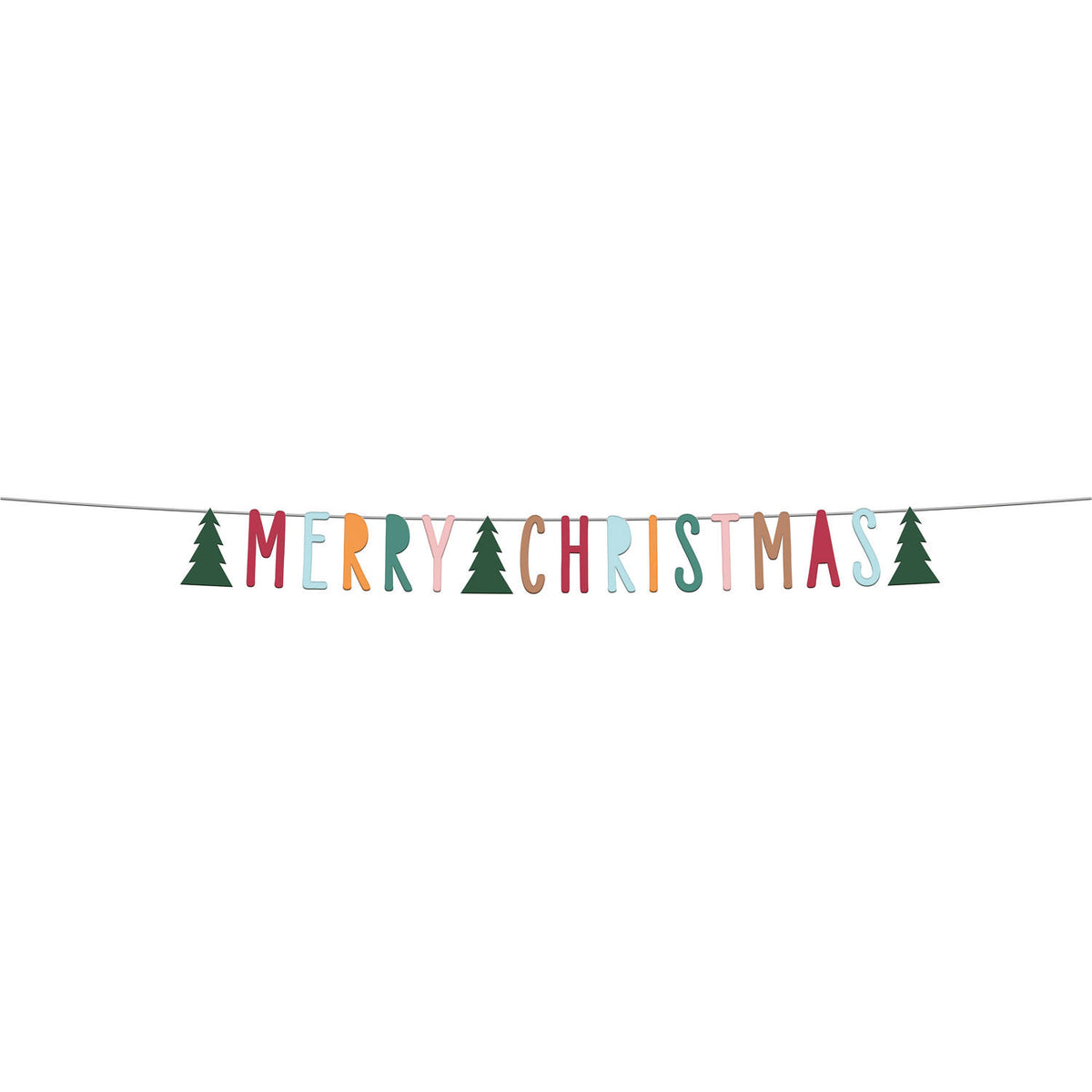 Merry Christmas Letter Banner Decoration (1.5 m)
