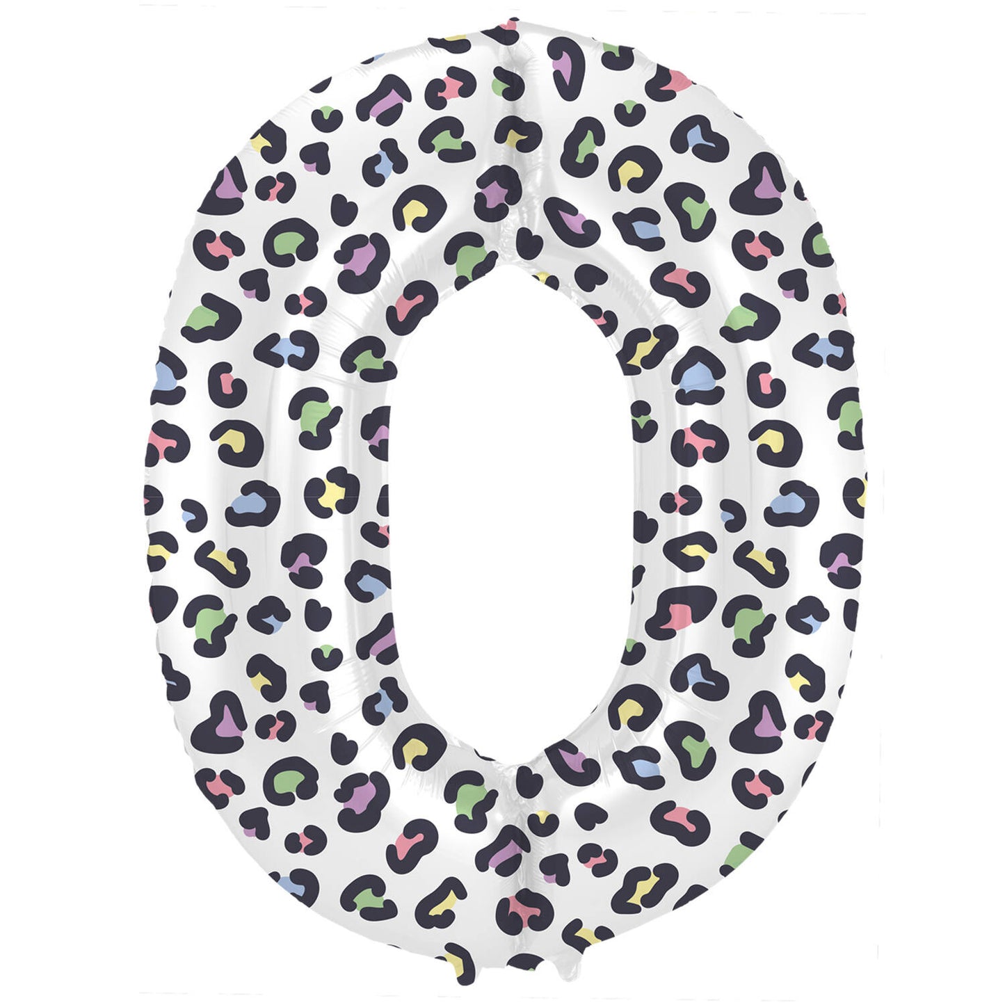Bright Panther Number 0 Foil balloon, 86cm