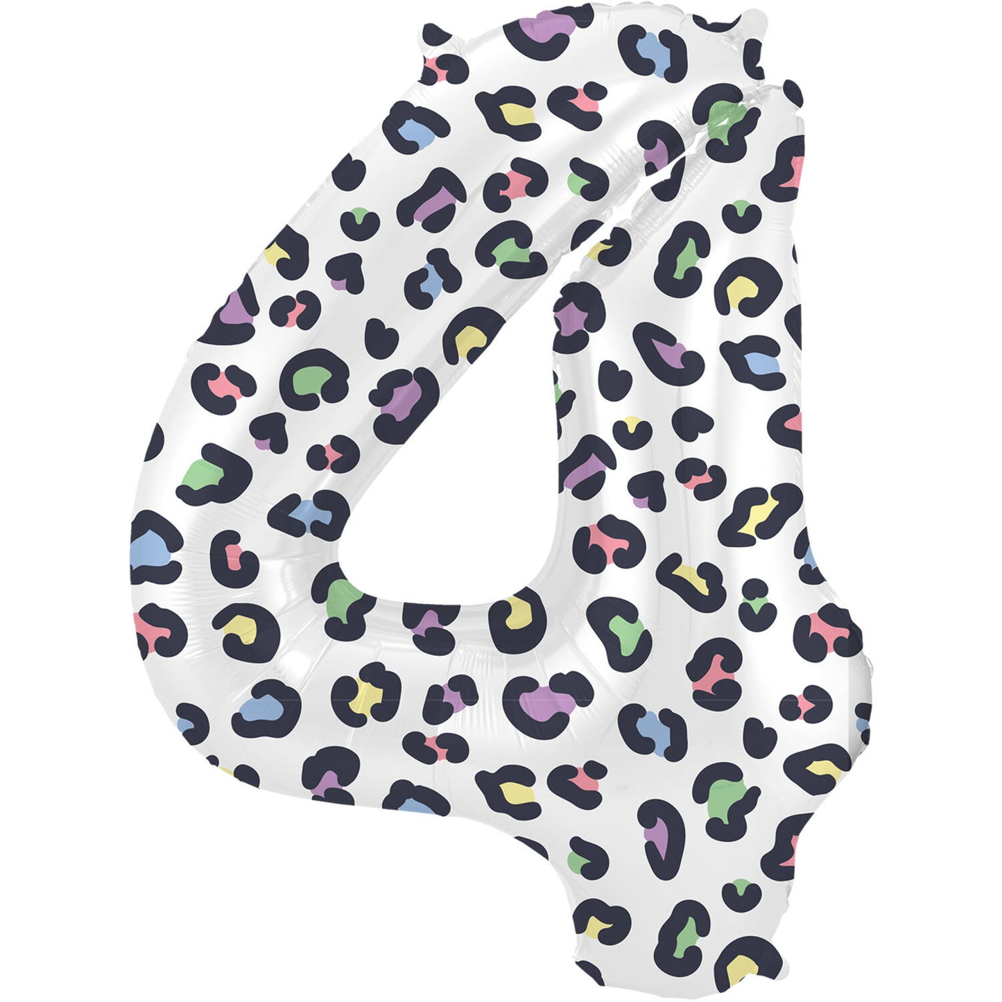 Bright Panther Number 4 Foil balloon, 86cm