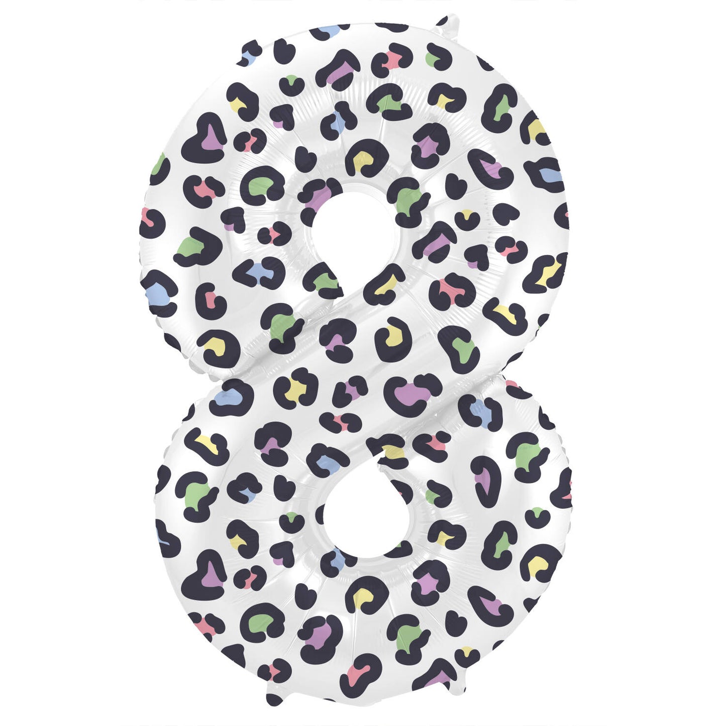 Bright Panther Number 8 Foil balloon, 86cm