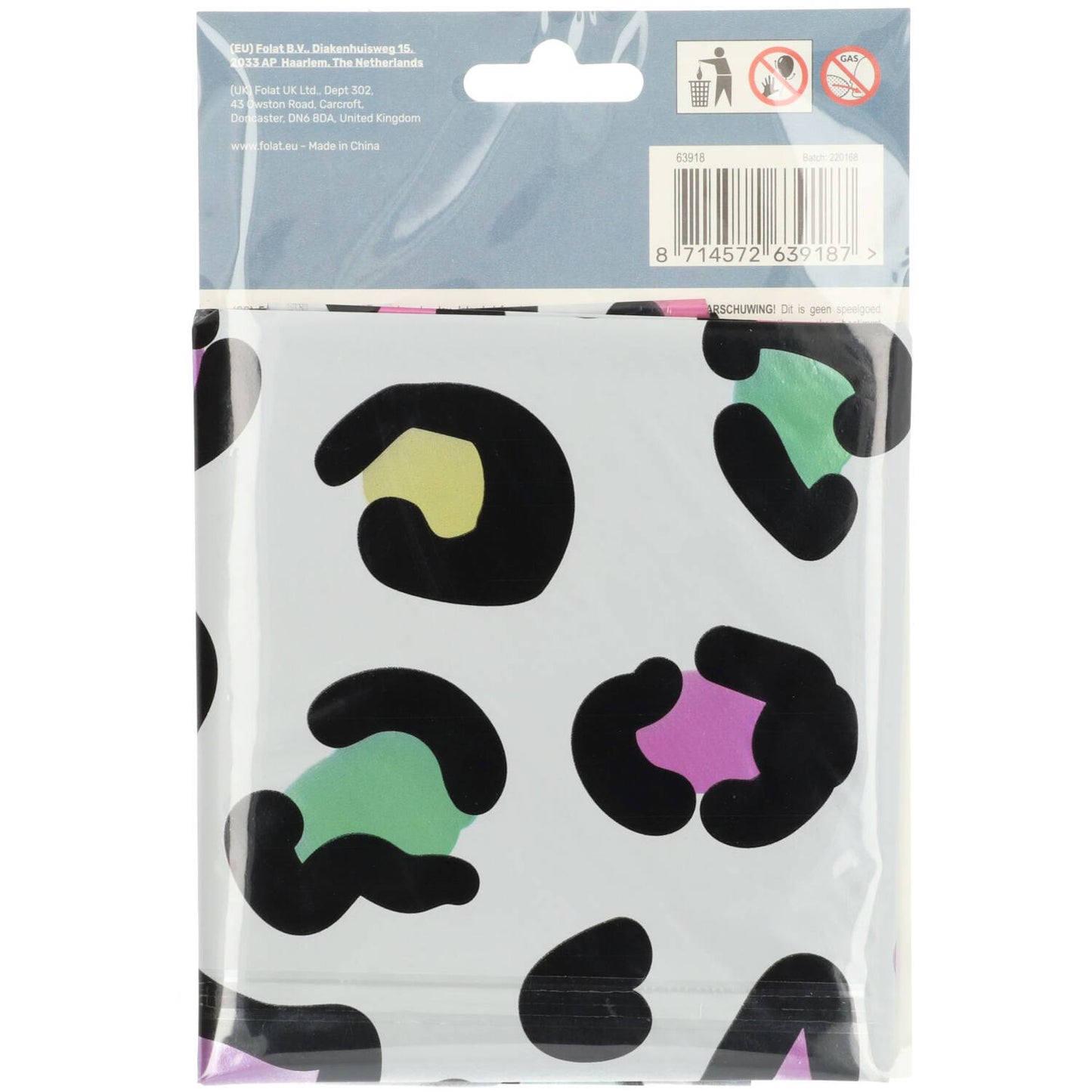 Bright Panther Number 8 Foil balloon, 86cm