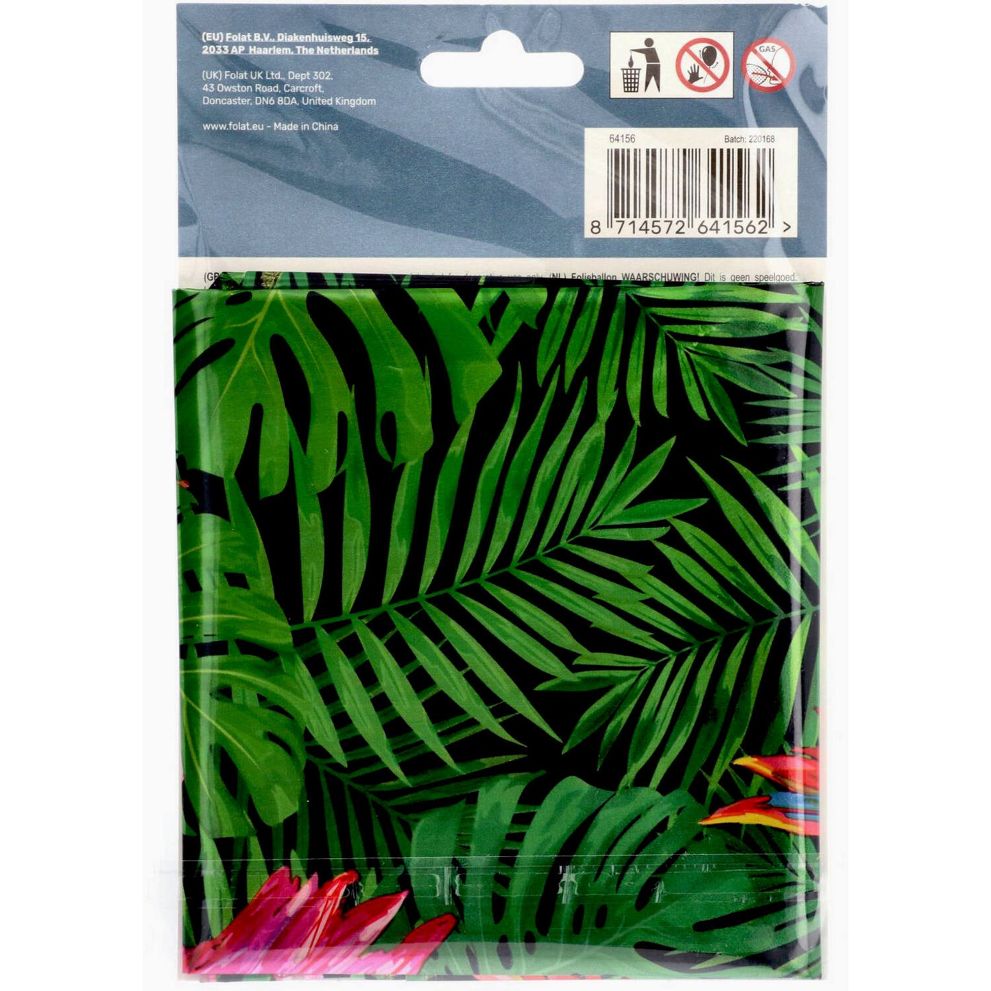 Jungle Vibe Number 6 Foil balloon, 86cm