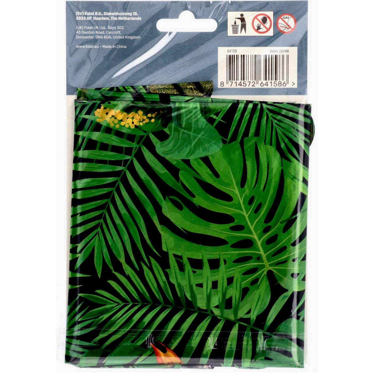 Jungle Vibe Number 8 Foil balloon, 86cm