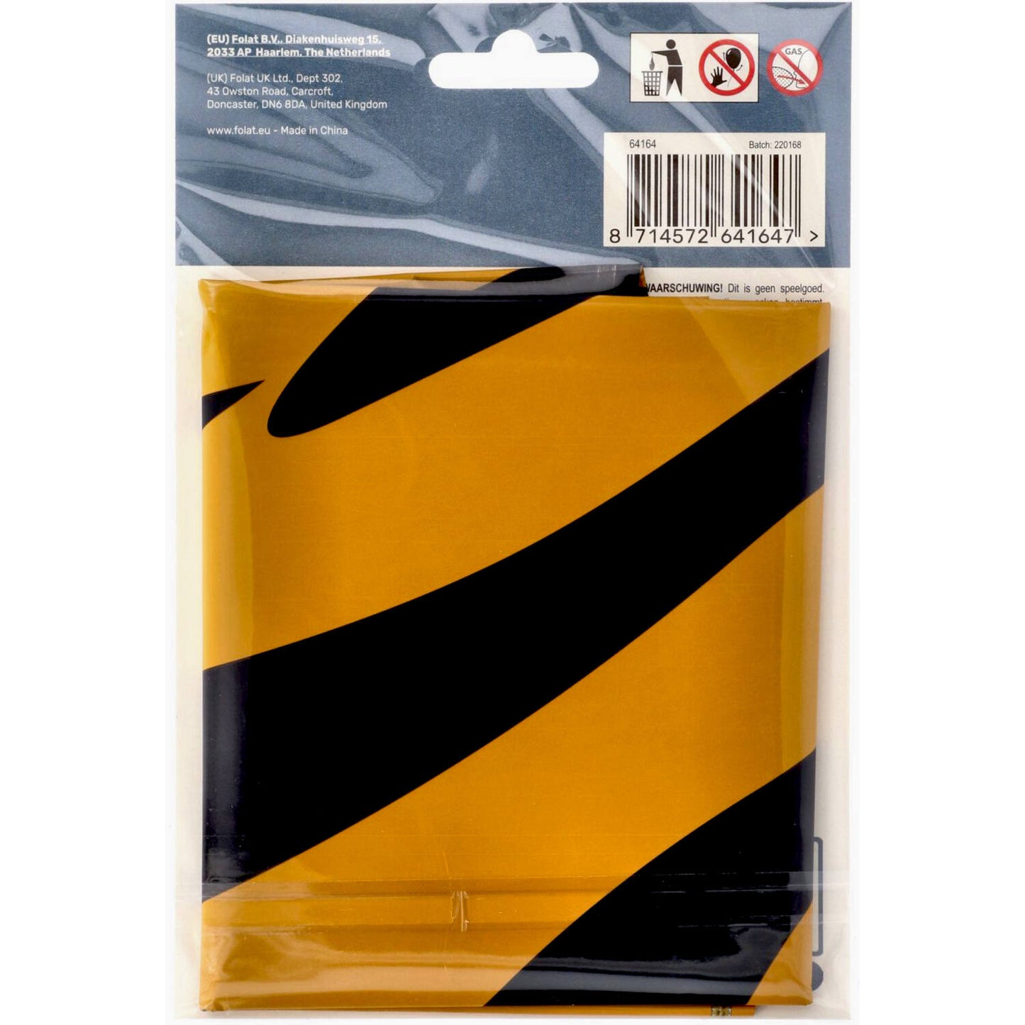 Tiger Chic Number 4 Foil balloon, 86cm