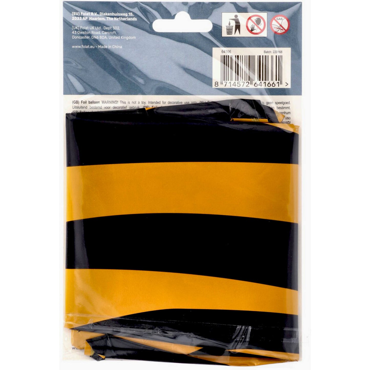 Tiger Chic Number 6 Foil balloon, 86cm